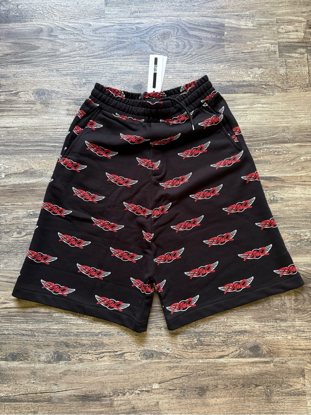 NWT - McQ by Alexander McQueen all over Logo Sweatshort